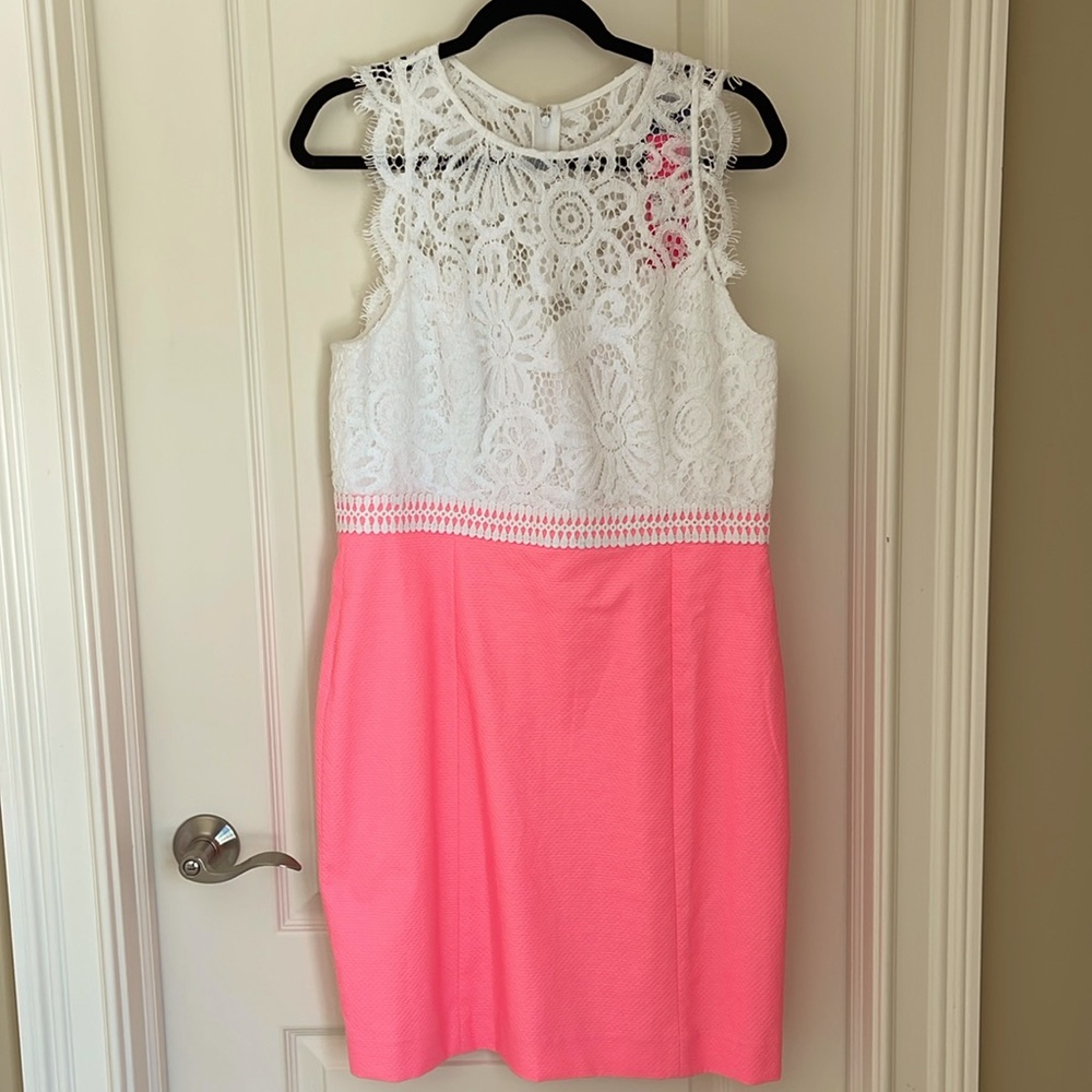 Lily Pulitzer dress NWT pink white